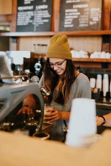 Girl barista