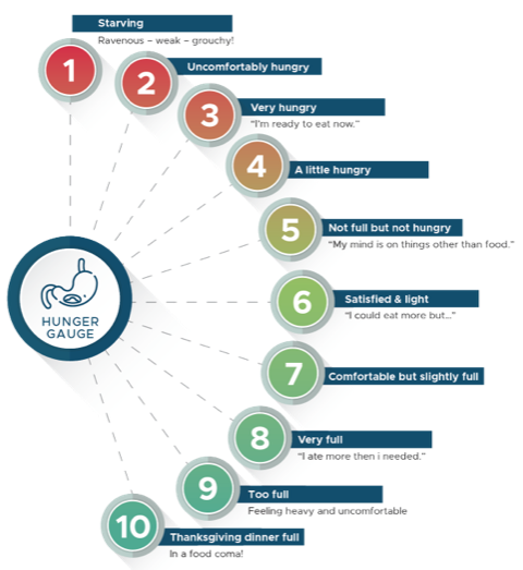 Hunger gauge